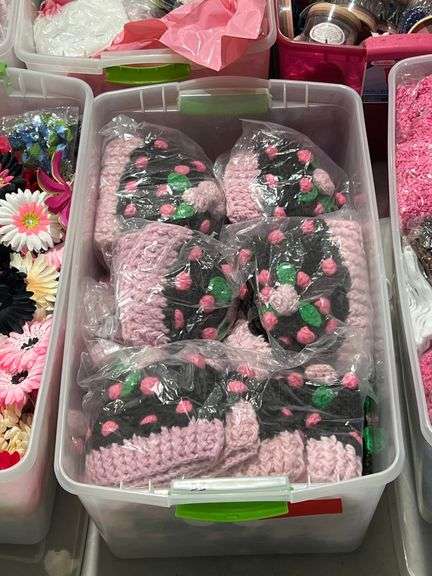 BRAND NEW HANDCRAFTED CROCHET GUMDROP HATS