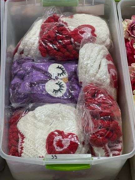 BRAND NEW HANDCRAFTED CROCHET & KNIT WINTER HATS FEATURING CHARMING DESIGNS. INFANT & CHILD SIZES INCLUDED. $28–$40 RETAIL VALUE EACH.