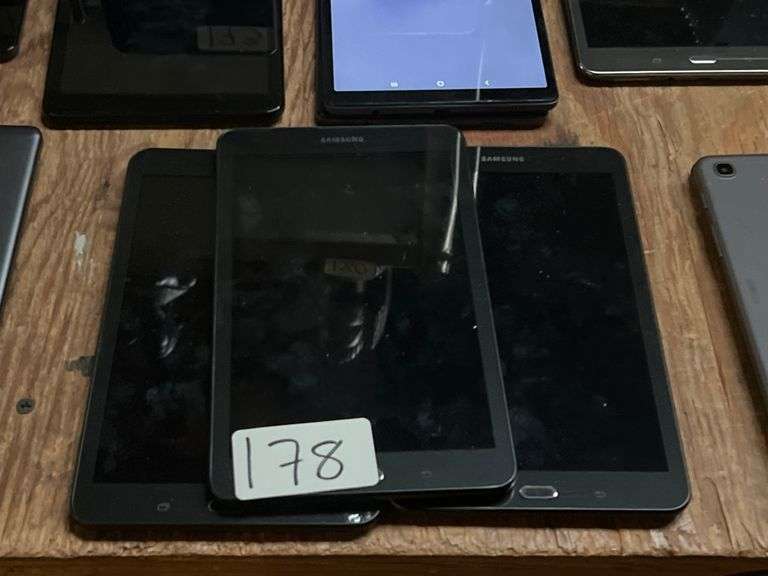 SAMSUNG GALAXY TAB A ANDROID TABLETS SM-T377P MOST TESTED AND POWER ON BUT SOME PASSWORD PROTECTED