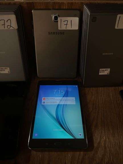 SAMSUNG GALAXY TAB A ANDROID TABLETS SM-T350 MOST TESTED AND POWER ON BUT SOME PASSWORD PROTECTED