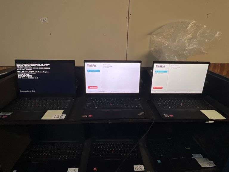 LENOVO THINKPAD E14 LAPTOP WITH AMD RYZEN 4000 SERIES 3 AND RADEON GRAPHICS, MOST POWER ON NO MEMORY