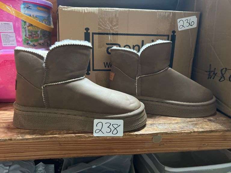 SYXLL BEST FASHION WOMEN'S WINTER ANKLE BOOTS SIZE 41 NEW