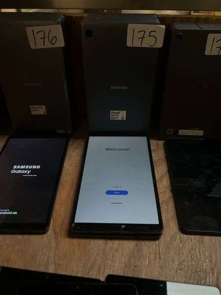 SAMSUNG GALAXY TAB A ANDROID TABLETS SM-T227U MOST TESTED AND POWER ON BUT SOME PASSWORD PROTECTED