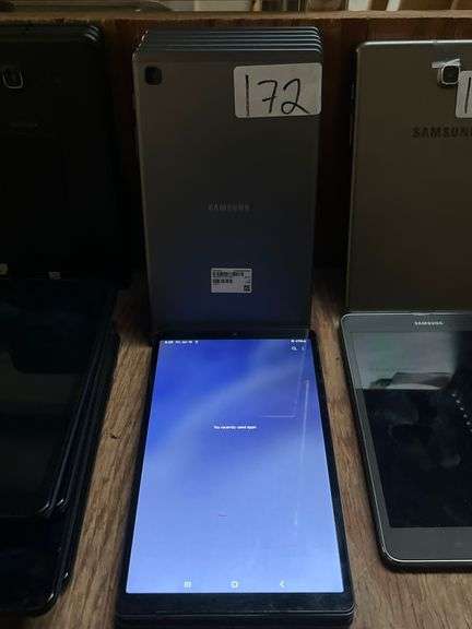 SAMSUNG GALAXY TAB A ANDROID TABLETS SM-T227U MOST TESTED AND POWER ON BUT SOME PASSWORD PROTECTED
