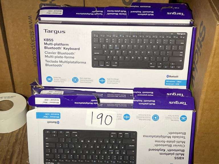 TARGUS KB55 MULTI-PLATFORM BLUETOOTH KEYBOARD AKB55  AKB55TT