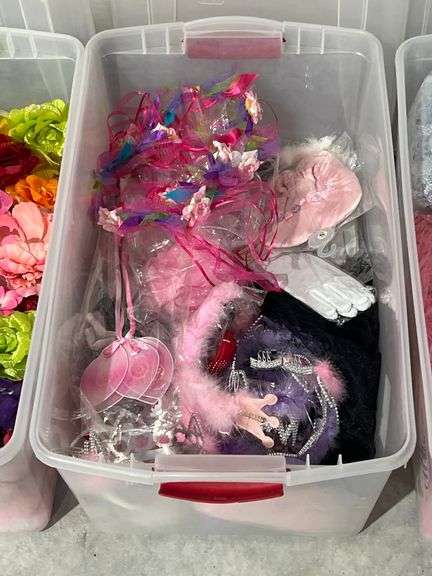 DRESS UP PRODUCTS SUCH AS TIARAS, FAIRY HEADBANDS, GLOVES, SHOES, WAND, ECT