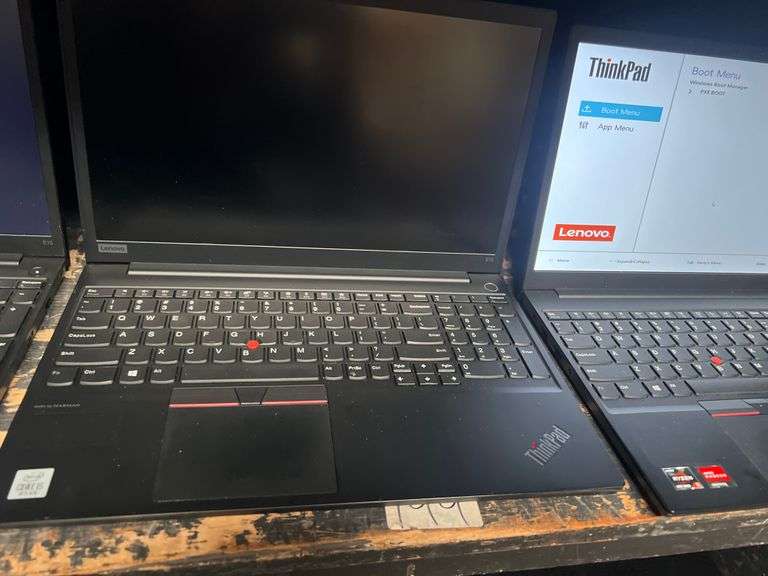 LENOVO THINKPAD E15 LAPTOPS NO MEMORY BUT MOST POWER ON