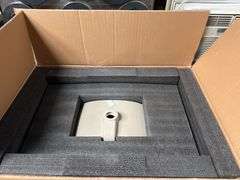 WHITE 30" UNDERMOUNT SINGLE FAUCET BATHROOM SINK MODEL 30IN425CE SKU: W1882P180704