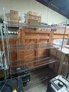 REGENCY SPACE SOLUTION NSF STAINLESS STEEL SHELVING UNIT 4-TIER APROX 5'x21"x75"H