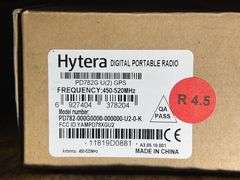 HYTERA DIGITAL PORTABLE RADIO PD782G U(2) GPS 450-520MHz MODEL PD782-000G0000-000000-U2-0-K APPEAR NEW IN OPEN BOX