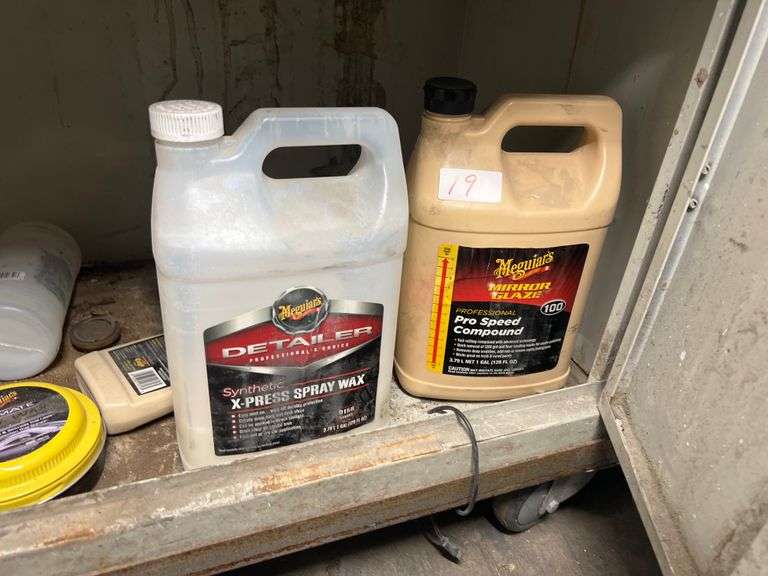 Meguiar's Professional Pro Speed Compound, Synthetic X-Press Spray Wax Detailer & More