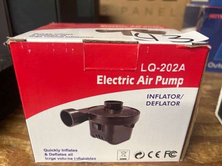 ZONGOOL ELECTRIC AIR PUMP INFLATE / DEFLATE MODEL LQ-202A FOR AUTOMOTIVE USE