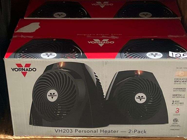 VORNADO VH203 PERSONAL HEATER DUAL PACK 1727624