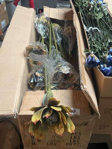 AMERICAN BEST ARTIFICIAL ROSE GINGER LILY STEM LIME GREEN APROX 30"