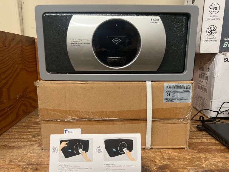 ELSAFE ASSA ABLOY SENTINEL II RFID PH III, SR41 HOTEL ROOM SAFE RIGHT HINGED SR41WFA63041201 APPEAR NEW IN BOX