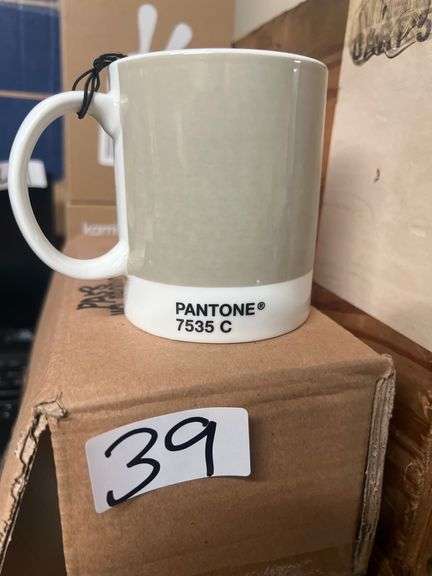 PANTONE 7535 C COFFEE MUGS SET OF 6
