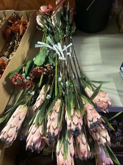 AMERICAN BEST PROTEA & BOUVARDIA ARTIFICIAL FLOWER STEM