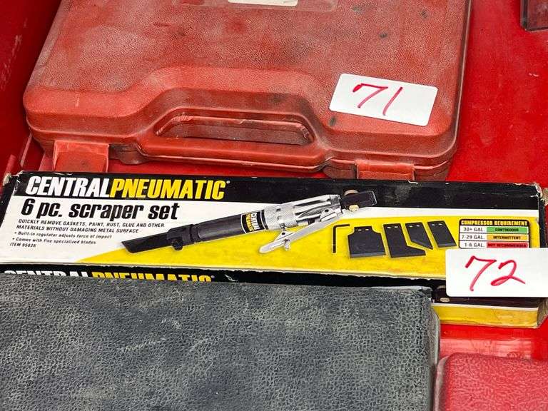 Central Pneumatic 6 Piece Scraper Set