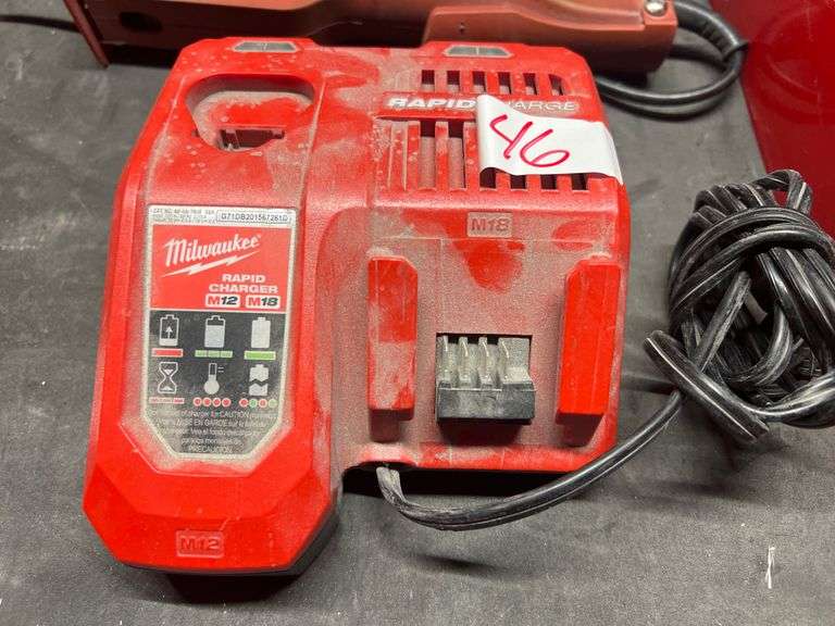 Milwaukee Rapid Charge Battery Charger M12 M18 48-59-1808