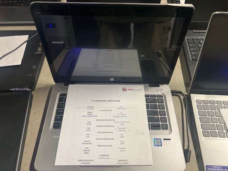 HP ELITEBOOK LAPTOP FOR REPAIR CORE i5 INTEL