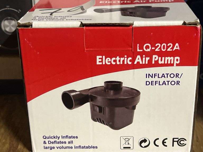 ZONGOOL ELECTRIC AIR PUMP INFLATE / DEFLATE MODEL LQ-202A FOR AUTOMOTIVE USE