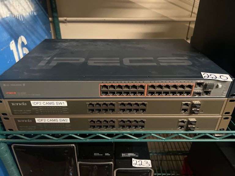 POE SWITCHES INCLUDING TRENDA TEF1218P-16-250W 16-PORT 10/100MBPS +2G WEB SMART & LG-ERICSSON IPECS ES-2026P ADVANCED SMART 26-PORT FE POE SWITCH