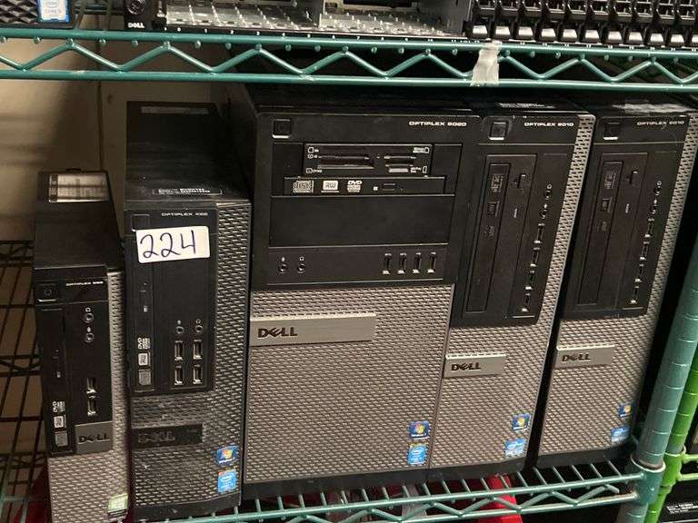 DELL OPTIPLEX CORE i7 VPRO COMPUTERS INCLUDING 990, XE52, 9020 & 9010