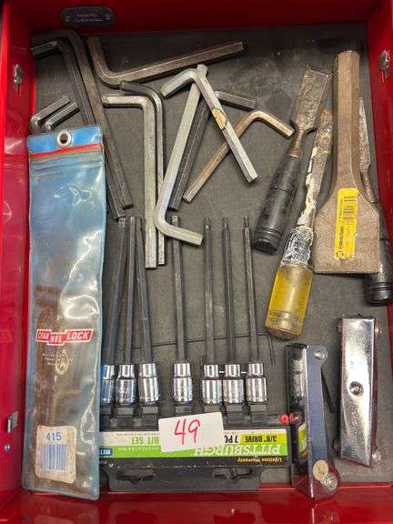 Pittsburgh & Assorted 3/8" Drive Long Reach Hex Bits Channel Lock 415 Etc