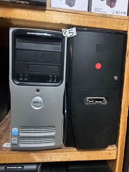 OLDER MODEL COMPUTER TOWERS INCLUDING DELL DIMENSION E520 ECT