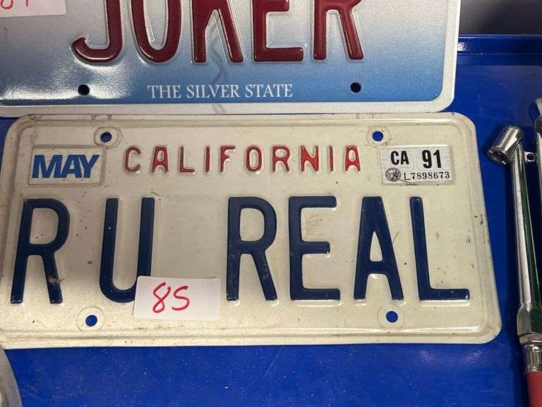 R U REAL California License Plate