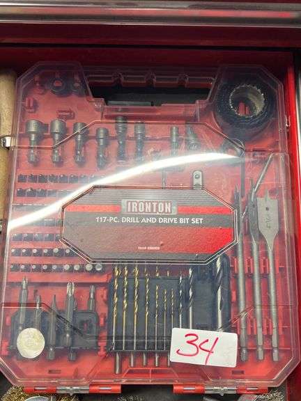 Ironton 117 Piece Drill and Drive Bit Set