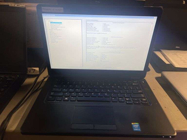 DELL LATITUDE E5450 LAPTOP WITH CORE i3 INTEL POWERS ON NO MEMORY
