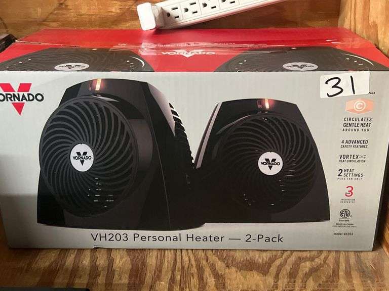 VORNADO VH203 PERSONAL HEATER DUAL PACK 1727624