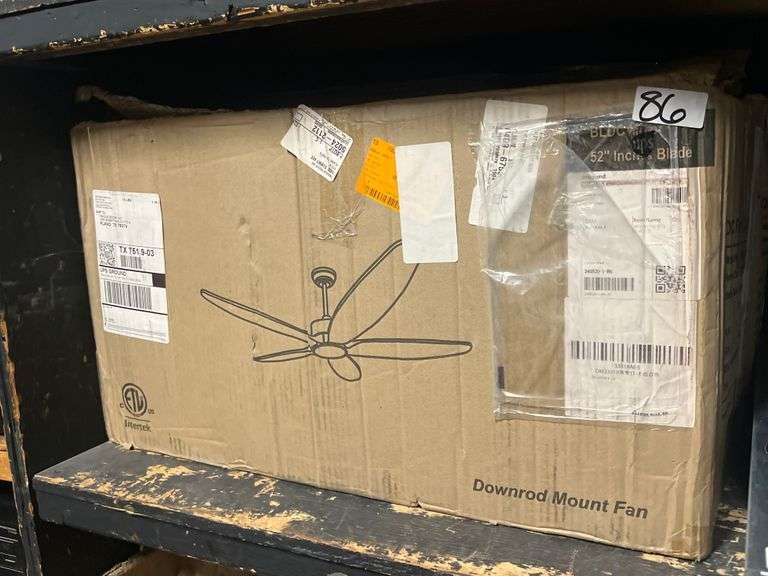 BLDC MOTOR 52" BLADE DOWNROD MOUNT FAN