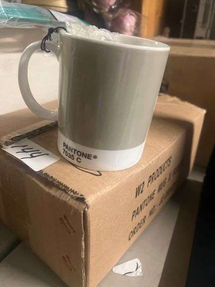 PANTONE 7535 C COFFEE MUGS SET OF 6