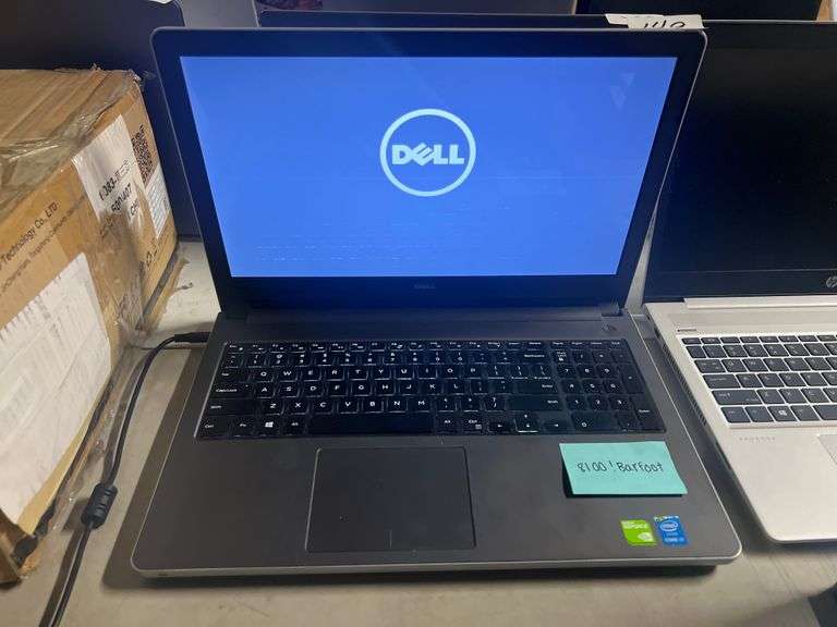 DELL LAPTOP WITH CORE i7 INTEL AND NVIDA GEFORCE GRAPHICS CARD, POWERS ON NO MEMORY