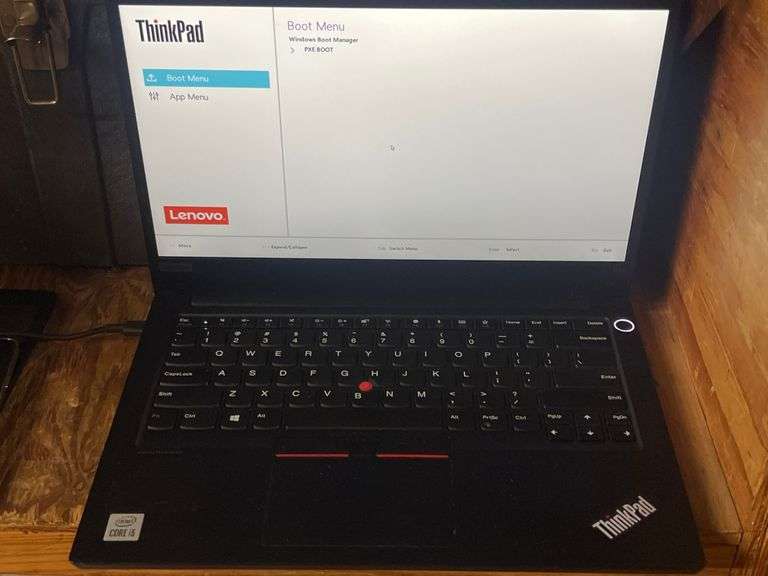 LENOVO THINKPAD E14 LAPTOP CORE i5 POWERS ON WITH RAM BUT NO MEMORY