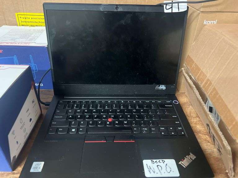 LENOVO THINKPAD E14 LAPTOP CORE i5 10TH GEN POWERS ON WITH RAM BUT NO MEMORY
