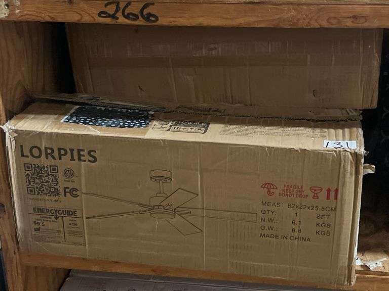 LORPIES QY617 52" SMART CEILING FAN
