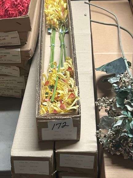 AMERICAN BEST YELLOW ORCHID ARTIFICIAL STEMS 4921198 APROX 28"