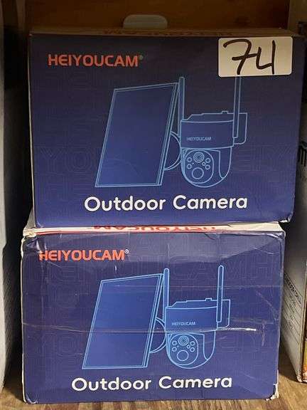 HEIYOUCAM OUTDOOR CAMERA MODEL C360 WITH SOLAR PANEL