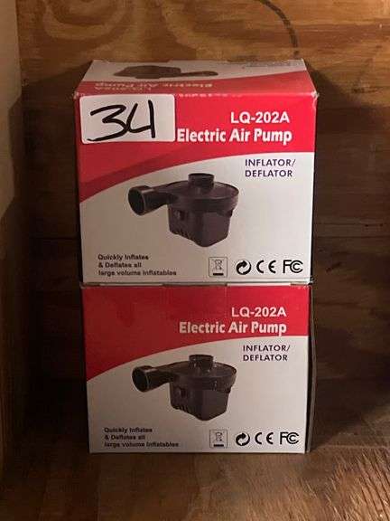 ZONGOOL ELECTRIC AIR PUMP INFLATE / DEFLATE MODEL LQ-202A FOR AUTOMOTIVE USE