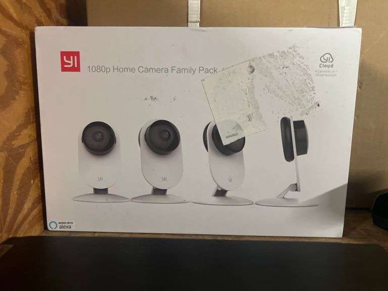 YI 1080P HOME CAMERA FAMILY PACK CLOUD BASED MODEL YYS.2016