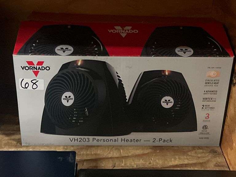 VORNADO VH203 PERSONAL HEATER DUAL PACK 1727624