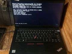 LENOVO THINKPAD E14 LAPTOP CORE i5 POWERS ON WITH RAM BUT NO MEMORY