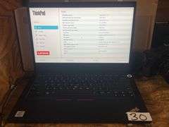 LENOVO THINKPAD E14 GEN 3 LAPTOP WITH AMD RYZEN 5000 SERIES 5 AND RADEON GRAPHICS POWERS ON WITH RAM BUT NO MEMORY