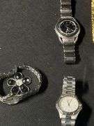 VARIETY OF DESIGNER METAL LINK WATCHES INCLUDING CITIZEN, RALPH VALENTINE, GIANI-GIORGIO, ECT