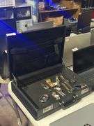 BLACK LOCKING BRIEFCASE WITH CODE INCLD.