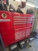 US General PRO 44" 8 Drawer Top Chest with 13 Drawer Bottom Box with 18" 2 Drawer Industrial Side Locker Industrial