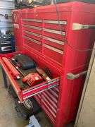 US General PRO 44" 8 Drawer Top Chest with 13 Drawer Bottom Box with 18" 2 Drawer Industrial Side Locker Industrial